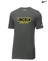 Lincoln HS Flag Football Mom - Mens Nike Cotton Poly Tee