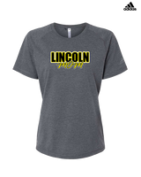 Lincoln HS Flag Football Mom - Womens Adidas Performance Shirt