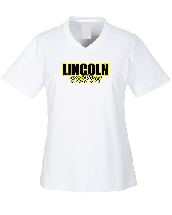 Lincoln HS Flag Football Mom - Womens Performance Shirt