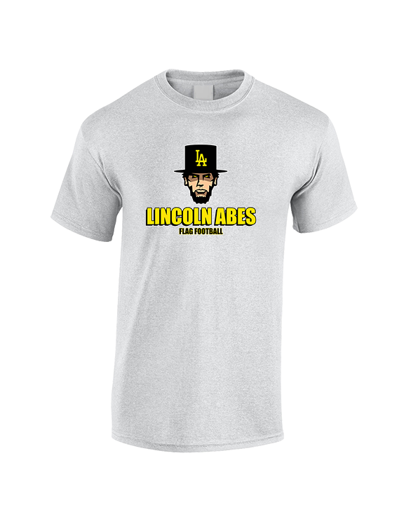 Lincoln HS Flag Football Shadow - Cotton T-Shirt