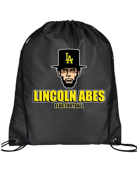 Lincoln HS Flag Football Shadow - Drawstring Bag