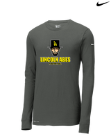 Lincoln HS Flag Football Shadow - Mens Nike Longsleeve