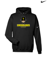 Lincoln HS Flag Football Shadow - Nike Club Fleece Hoodie