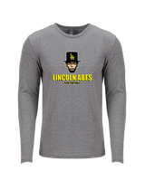 Lincoln HS Flag Football Shadow - Tri-Blend Long Sleeve