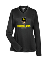 Lincoln HS Flag Football Shadow - Womens Performance Longsleeve
