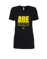 Lincoln HS Flag Football Strong - Womens Vneck