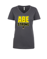 Lincoln HS Flag Football Strong - Womens Vneck