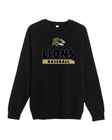 Kaufman Lions Baseball - Crewneck Sweatshirt
