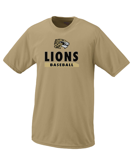 Kaufman Lions Baseball - Moisture Wicking T-Shirt