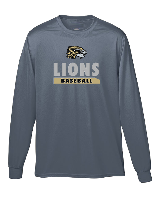 Kaufman Lions Baseball - Moisture Wicking Long Sleeve Shirt