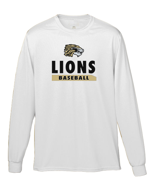 Kaufman Lions Baseball - Moisture Wicking Long Sleeve Shirt