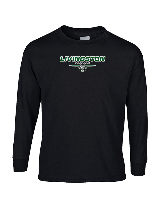 Livingston Lancers HS Football Design - Cotton Longsleeve