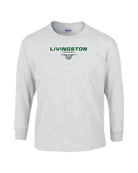 Livingston Lancers HS Football Design - Cotton Longsleeve