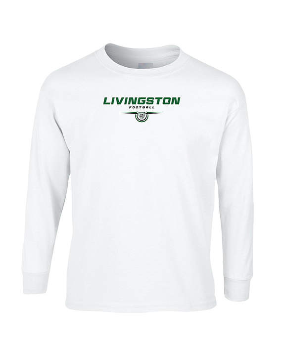 Livingston Lancers HS Football Design - Cotton Longsleeve