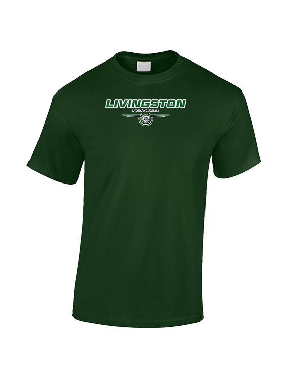 Livingston Lancers HS Football Design - Cotton T-Shirt