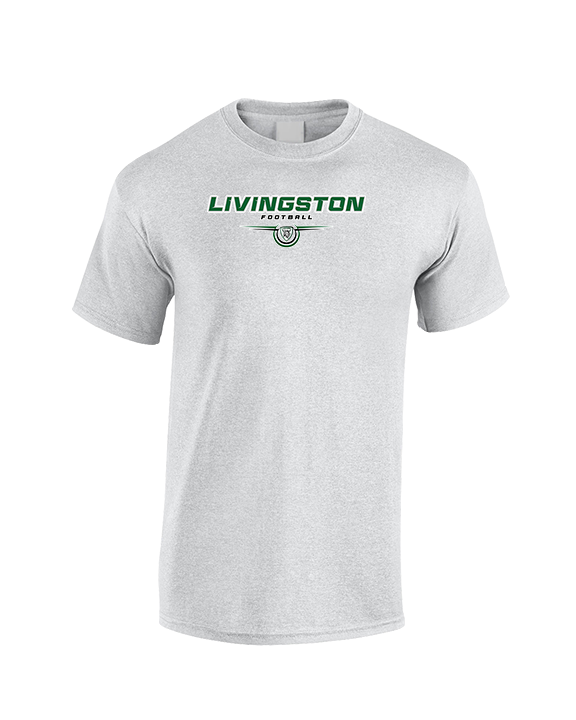 Livingston Lancers HS Football Design - Cotton T-Shirt