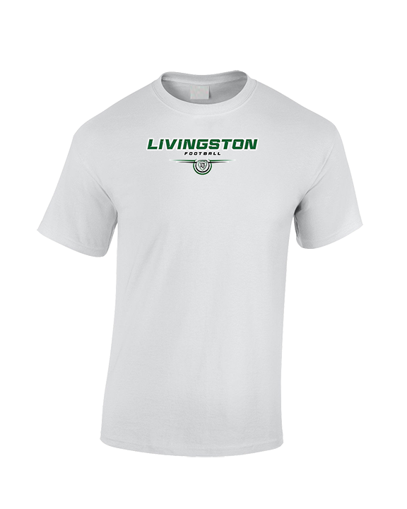 Livingston Lancers HS Football Design - Cotton T-Shirt