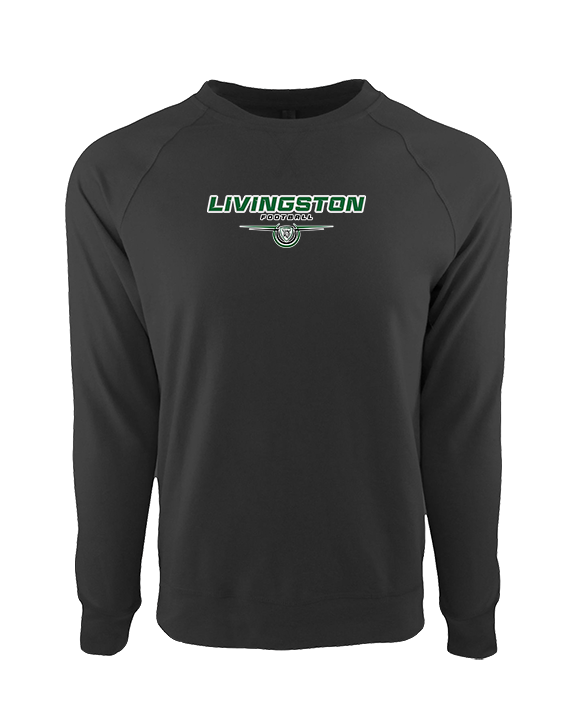 Livingston Lancers HS Football Design - Crewneck Sweatshirt