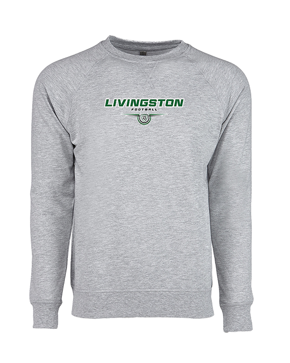 Livingston Lancers HS Football Design - Crewneck Sweatshirt