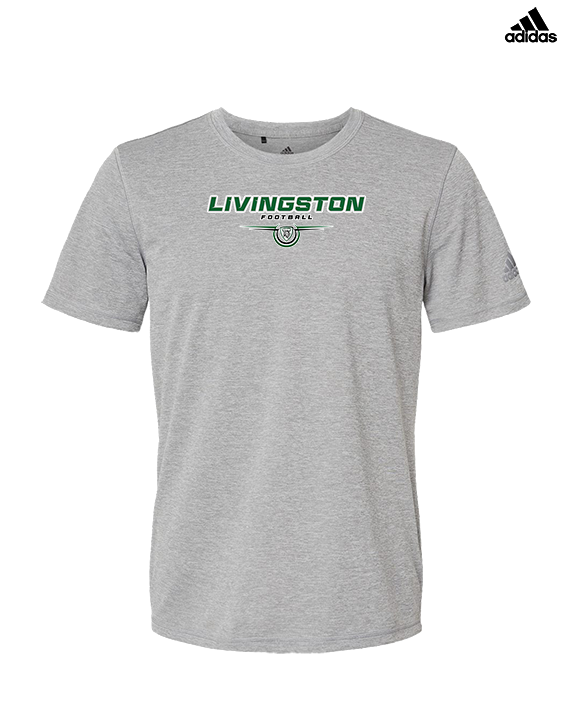Livingston Lancers HS Football Design - Mens Adidas Performance Shirt