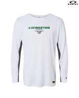 Livingston Lancers HS Football Design - Mens Oakley Longsleeve