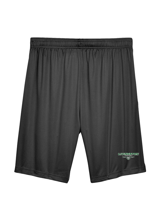 Livingston Lancers HS Football Design - Mens Training Shorts with Pockets