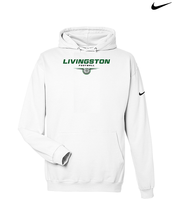 Livingston Lancers HS Football Design - Nike Club Fleece Hoodie