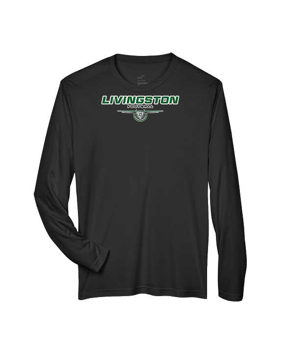 Livingston Lancers HS Football Design - Performance Longsleeve