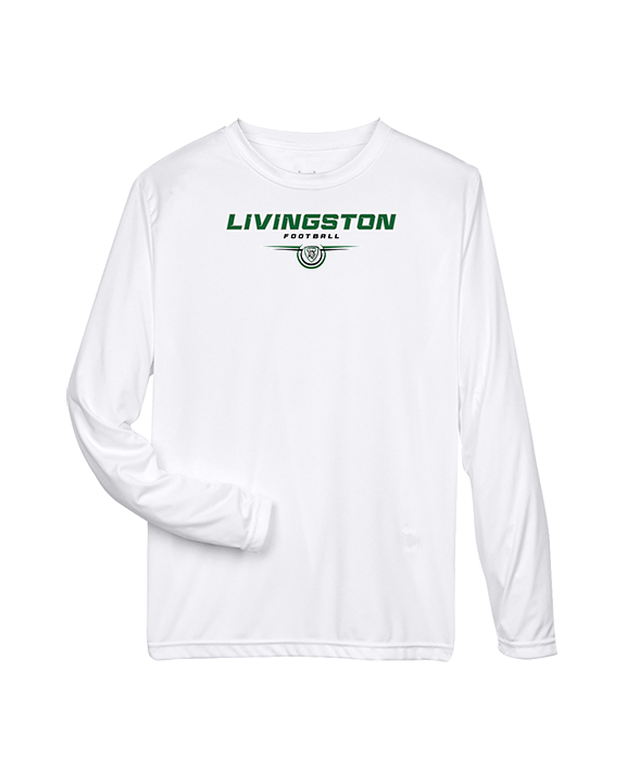 Livingston Lancers HS Football Design - Performance Longsleeve