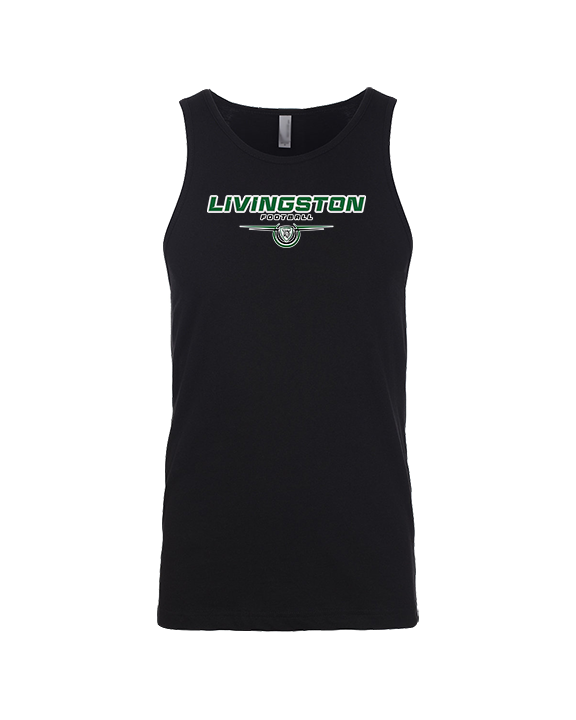 Livingston Lancers HS Football Design - Tank Top