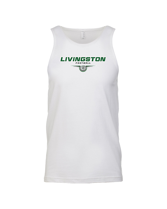 Livingston Lancers HS Football Design - Tank Top