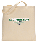 Livingston Lancers HS Football Design - Tote