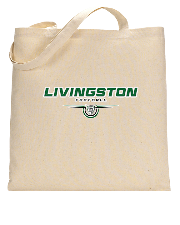 Livingston Lancers HS Football Design - Tote