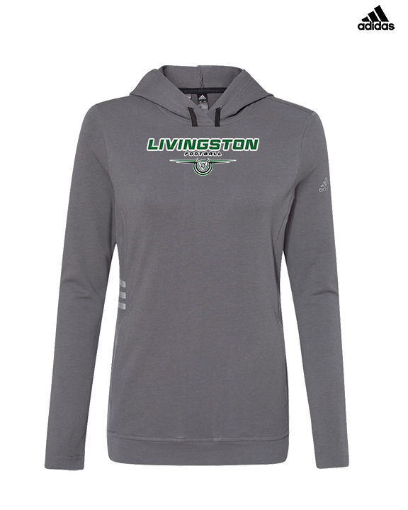 Livingston Lancers HS Football Design - Womens Adidas Hoodie
