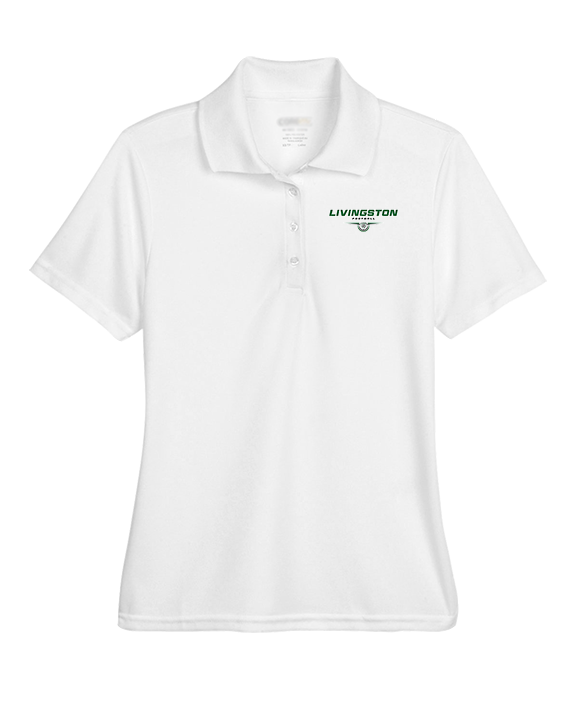 Livingston Lancers HS Football Design - Womens Polo