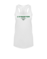 Livingston Lancers HS Football Design - Womens Tank Top