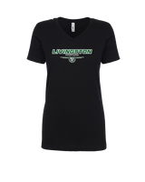 Livingston Lancers HS Football Design - Womens V-Neck