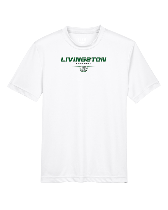 Livingston Lancers HS Football Design - Youth Performance Shirt