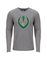 Livingston Lancers HS Football Full Football - Tri-Blend Long Sleeve