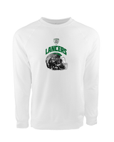 Livingston Lancers HS Football Helmet - Crewneck Sweatshirt