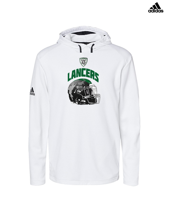Livingston Lancers HS Football Helmet - Mens Adidas Hoodie