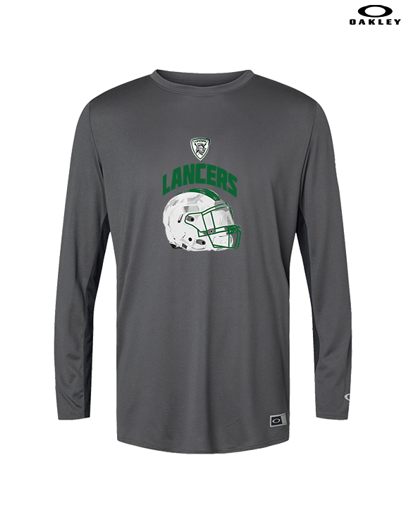 Livingston Lancers HS Football Helmet - Mens Oakley Longsleeve