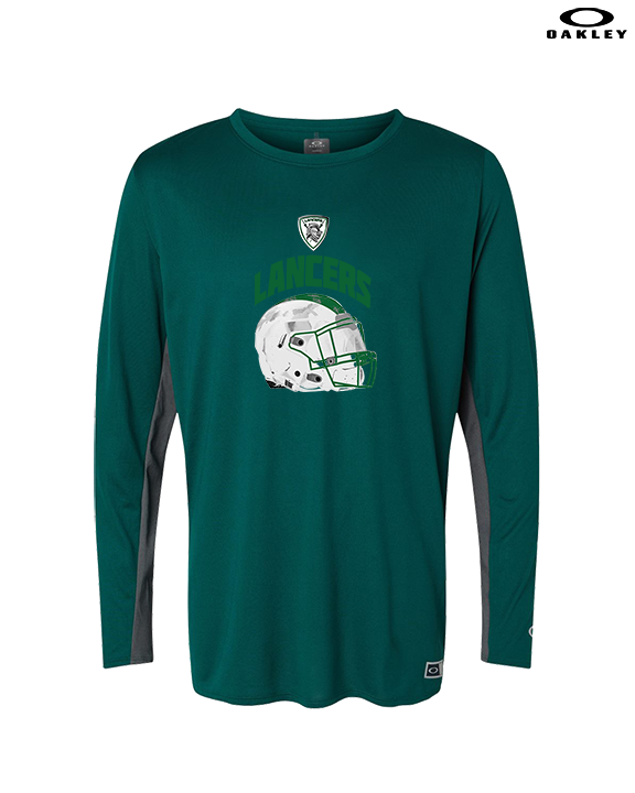 Livingston Lancers HS Football Helmet - Mens Oakley Longsleeve