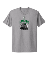 Livingston Lancers HS Football Helmet - Mens Select Cotton T-Shirt