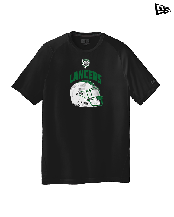 Livingston Lancers HS Football Helmet - New Era Performance Shirt