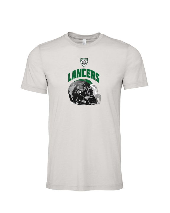 Livingston Lancers HS Football Helmet - Tri-Blend Shirt