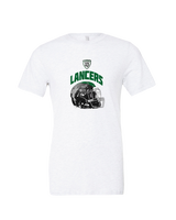 Livingston Lancers HS Football Helmet - Tri-Blend Shirt