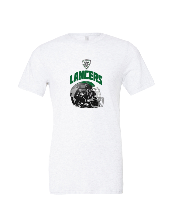 Livingston Lancers HS Football Helmet - Tri-Blend Shirt