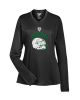 Livingston Lancers HS Football Helmet - Womens Performance Longsleeve
