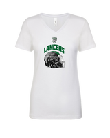 Livingston Lancers HS Football Helmet - Womens Vneck